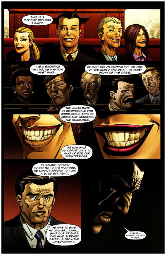 Ursa Minor#5 Interior sample - vampires amongst us