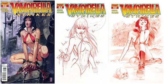Vampirella Strikes Volume Two #1 Manara Standard Cover, 