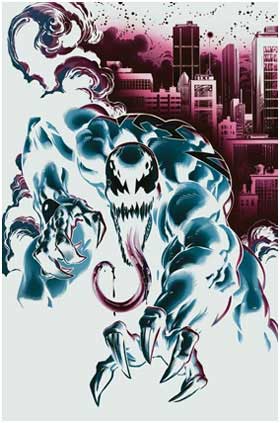 Venom #1 Mark Bagley Negative Virgin Variant