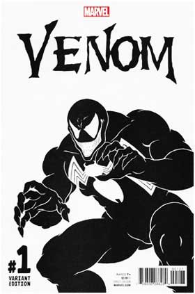 Venom #1 2017 Todd McFarlane Limited sketch Cover