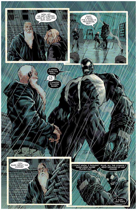 Venom #35 Interior Sample: Chains