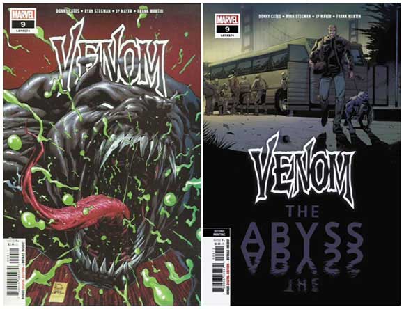 Venom Vol. 4 #9 (#174) First and Second regular prints