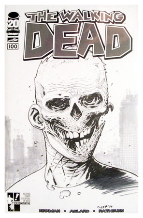 Walking Dead #100 Hero Initiative Cliff Rathburn - another