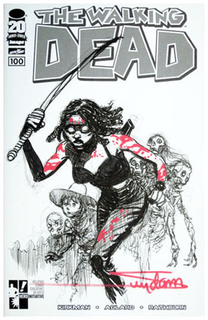 Walking Dead #100 Hero Initiative Arthur Suydam - another