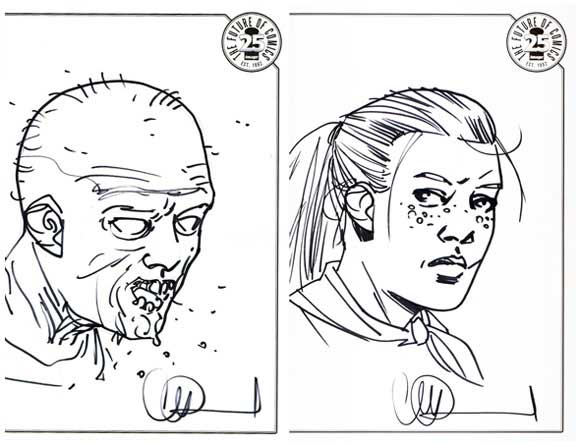 Walking Dead: Here's Negan Preview Two sketch Covers
