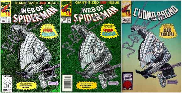 Web Of Spider-Man #100 Sample Editions