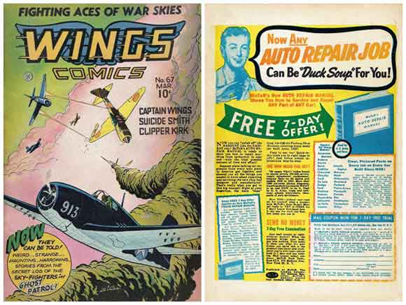 Wings Comics #67 Golden Age 1946