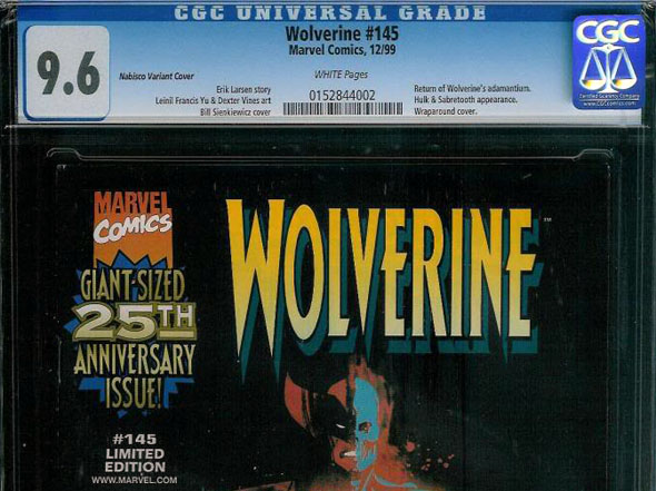 Wolverine #145 Nabisco Variant CGC Top