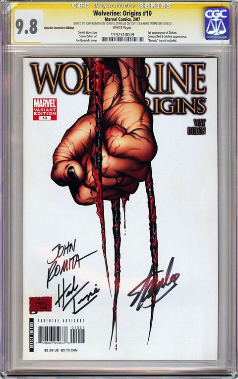 Wolverine Origins #10 Third Claw CGC s/s