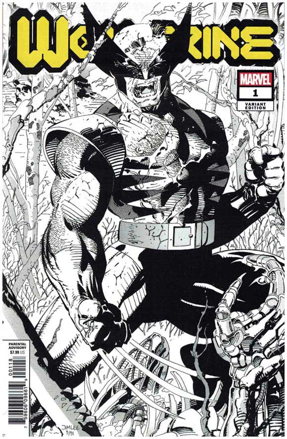 Wolverine Volume 6 #1 Jim Lee 1:500 Sketch Variant