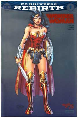 Wonder Woman #1 Silver SDCC 2016 foil variant