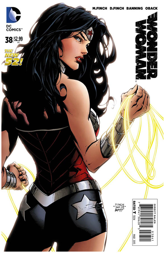Wonder Woman #38 1 in 100 Retailer Incentive David Finch Matt Batt Banning