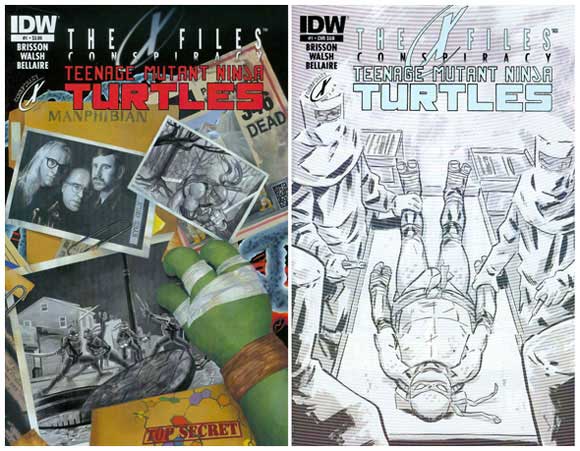X-Files/Teenage Mutant Ninja Turtles Conspiracy #1 other covers