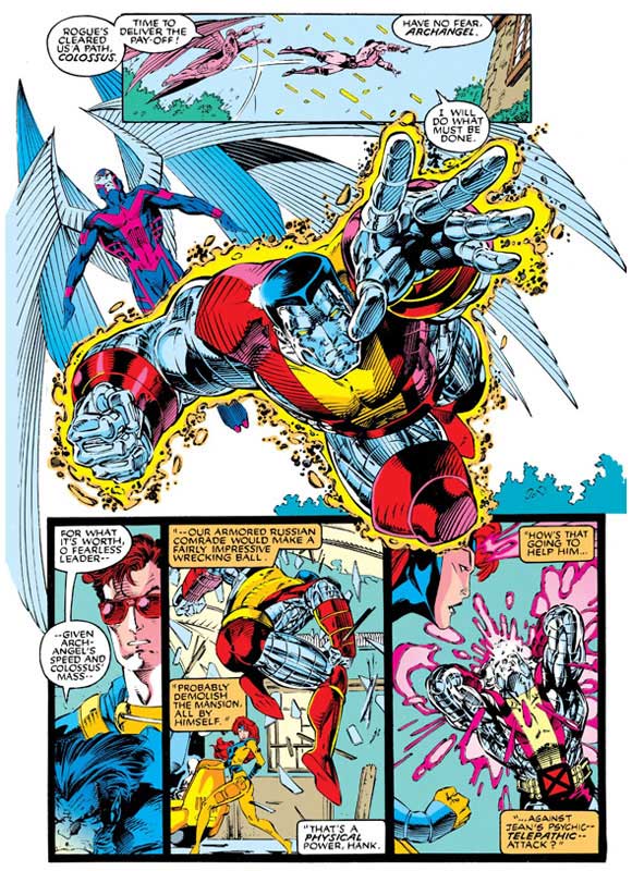 X-Men #1 (1991) Colossus Page Jim Lee