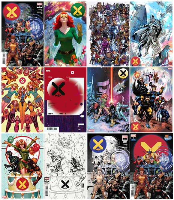 X-Men #1, 2019, sample editions