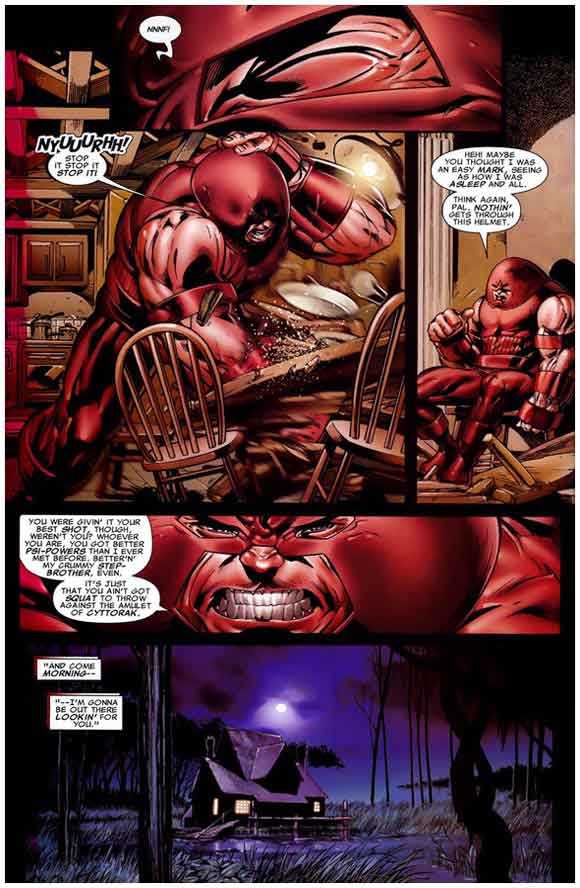 X-Men Legacy #211: Interior Sample #1 Helmet