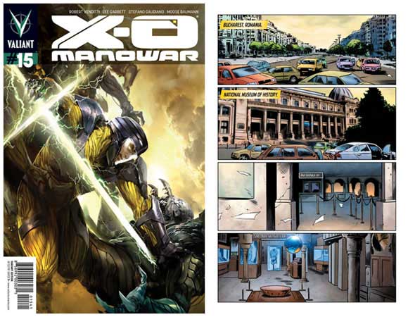 X-O Manowar #15 Kotaki 1:50 Retailer Incentive Variant